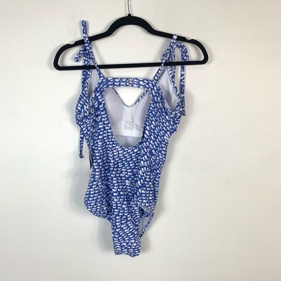 Vineyard Vines Target 2X Bathing Suit Swim One Piece Blue Whale Printed Beach - Picture 6 of 9